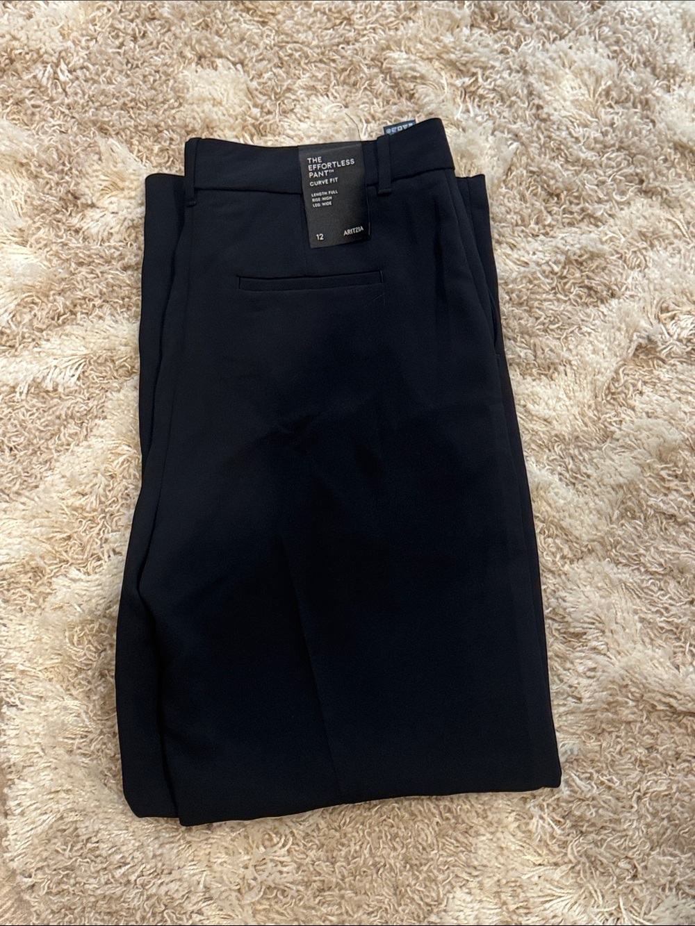 Aritzia The Effortless Pant Wide Leg - Black